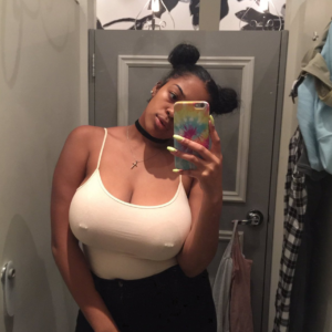 Busty black teen