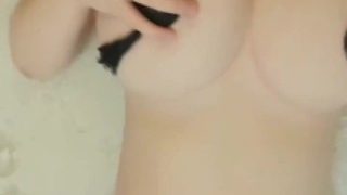 Chinese model with perfect big tits